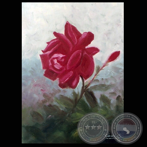 ROSA, 1988 - Óleo sobre tela de JULIÁN CÁRDENAS